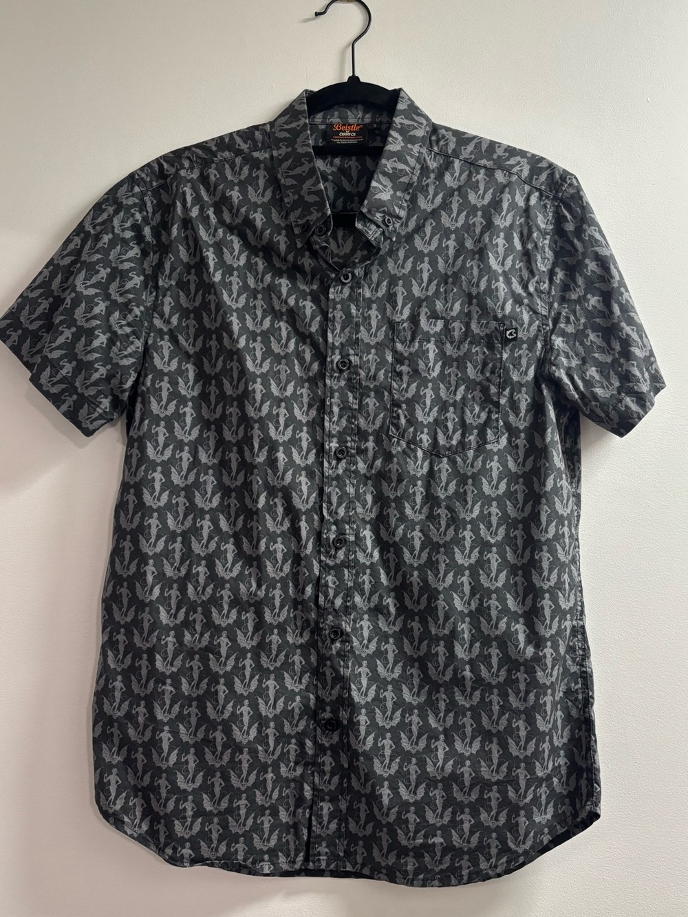 Beistle Devil Bat Button-up